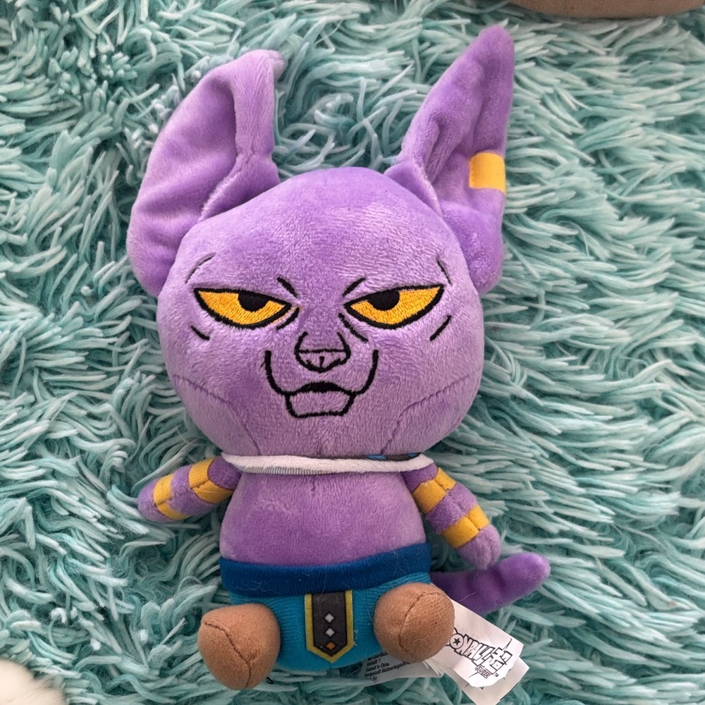 Beerus dragon ball plush 6 inch